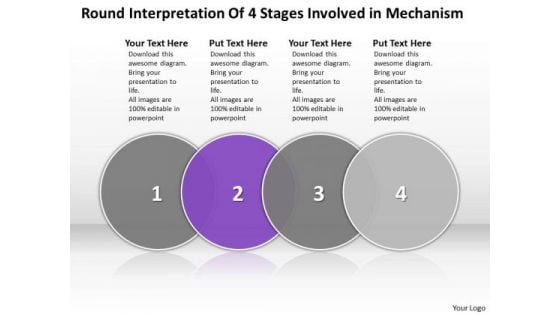 Ppt Evaluation Of 4 Stages Involved Mechanism PowerPoint Templates