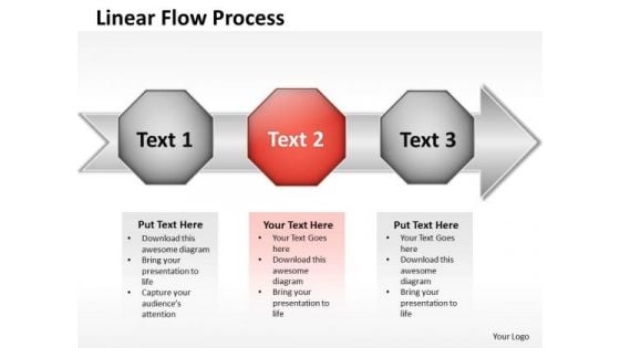 Ppt Even Flow Process Steps Working With Slide Numbers PowerPoint Templates