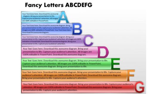 Ppt Fancy Letters Abcdefg With Textboxes Business PowerPoint Templates Ppt Fancy Letters Abcdefg With Textboxes Business PowerPoint Templates