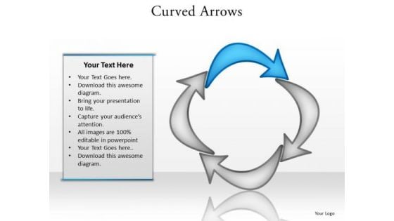 Ppt First Arrow Pointing To Form Square PowerPoint Templates