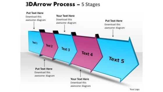 Ppt Five Phase Diagram Planning Route Ishikawa PowerPoint Template 1 Graphic