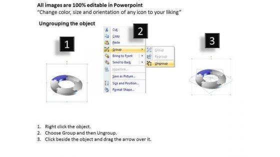 Ppt Five Power Point Stage Circular PowerPoint Menu Template Flow Templates