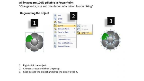 Ppt Flower Petal Illustration Editable Free PowerPoint Templates