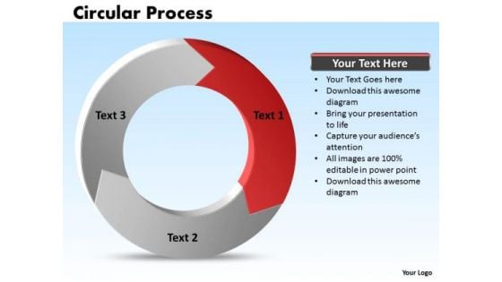 Ppt Graphical Illustration Of Circular Process PowerPoint Templates