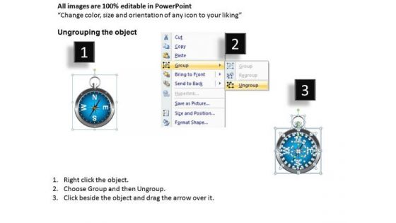 Ppt Graphics Compass PowerPoint Slides And Ppt Clipart