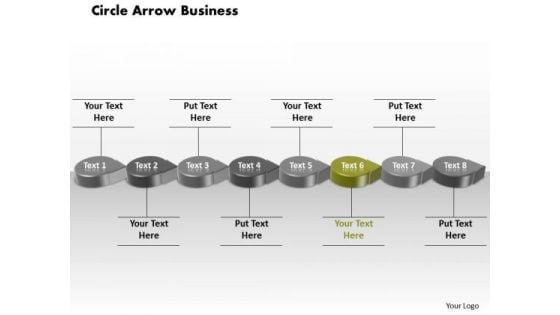 Ppt Green Circular Arrow Business Transactions Diagram PowerPoint Free Templates