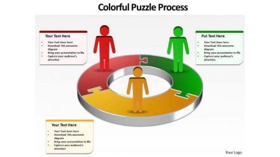 Ppt Group Of People Presentation Layouts Circular Puzzle PowerPoint Templates