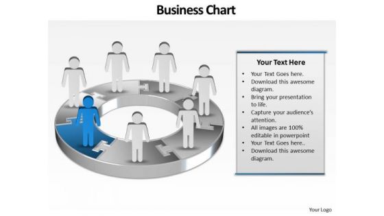 Ppt Group Of World Business PowerPoint Templates People With 3d Pie Diagram