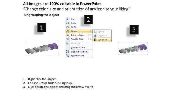 Ppt Highlighted Fourth Purple Step Of Process PowerPoint Templates