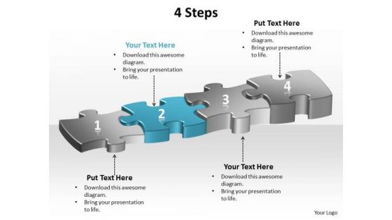 Ppt Highlighted Second Blue Step Of Writing Process PowerPoint Presentation Templates