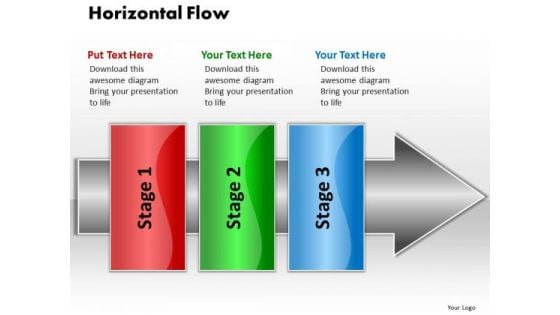 Ppt Horizontal Flow 3 Stages1 PowerPoint Templates Ppt Horizontal Flow 3 Stages1 PowerPoint Templates