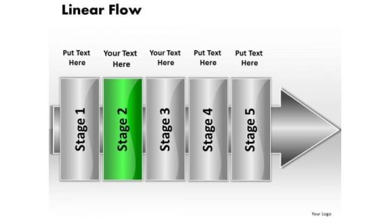 Ppt Horizontal Flow 5 Stages PowerPoint Templates