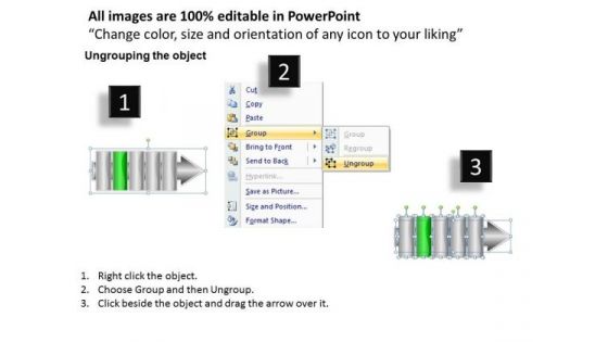 Ppt Horizontal Flow 5 Stages PowerPoint Templates