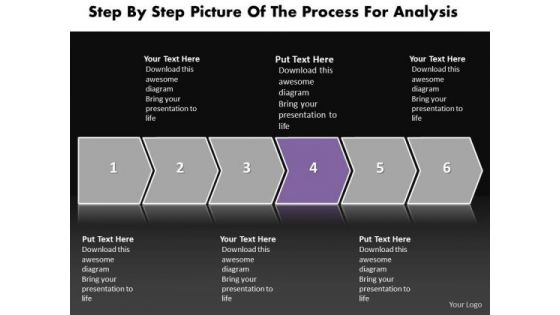 Ppt Horizontal Practice The PowerPoint Macro Steps Of Process Templates