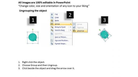 Ppt In Text PowerPoint Citation Apa Circles Arrow Process Business Templates