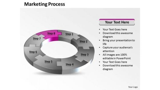 Ppt Leading Eight Create PowerPoint Macro Of Marketing Process Templates