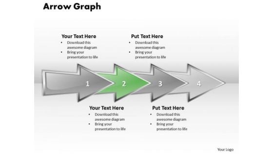 Ppt Linear Abstraction Arrow Cause And Effect Diagram PowerPoint Template Templates