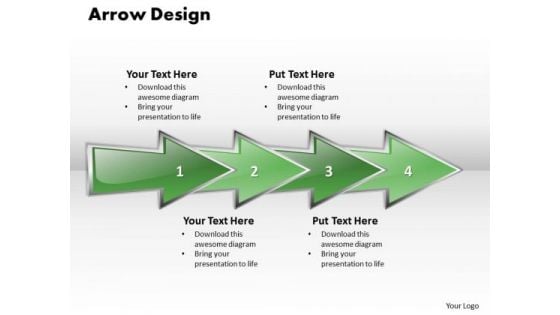 Ppt Linear Abstraction Arrow Neutral PowerPoint Template Templates