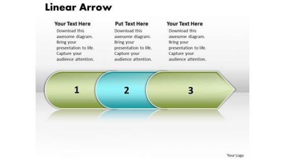 Ppt Linear Arrow 3 Power Point Stage PowerPoint Templates