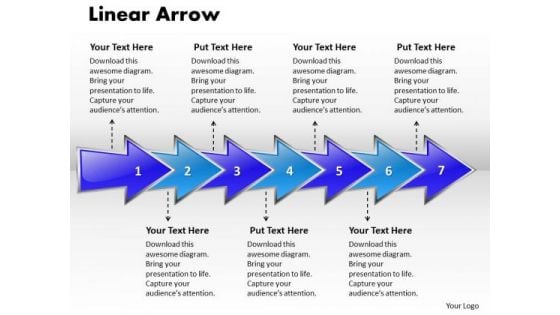 Ppt Linear Arrow Business 7 Stages PowerPoint Templates