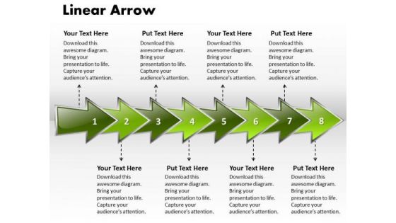 Ppt Linear Arrow Business 8 Stages PowerPoint Templates