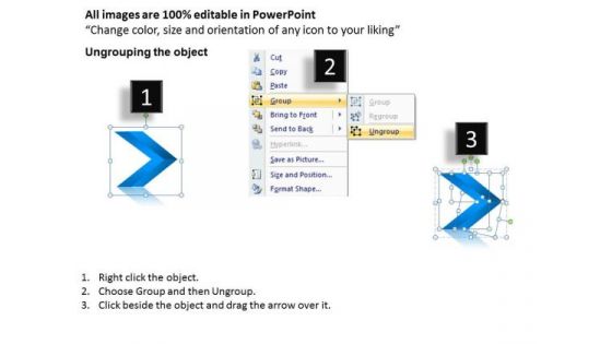 Ppt Linear Arrows 5 State PowerPoint Project Diagram Templates