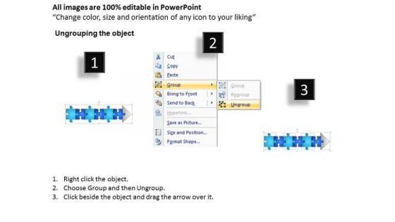 Ppt Linear Demo Create Flow Chart PowerPoint 6 Stage Style1 Templates
