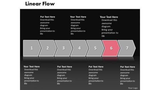 Ppt Linear Demo Create Flow Chart PowerPoint Illustration Steps Of Strategy Templates