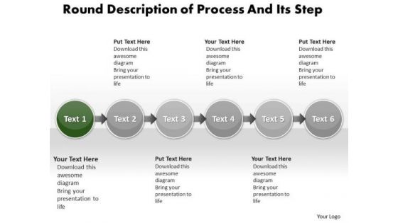 Ppt Linear Description Of Process And Its Step PowerPoint Templates