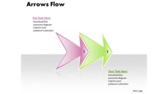 Ppt Linear Flow 2 Power Point Stage Apa Style PowerPoint Presentations 1 Templates