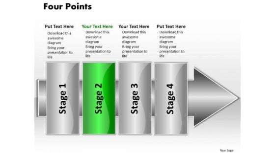 Ppt Linear Flow 4 Points2 PowerPoint Templates Ppt Linear Flow 4 Points2 PowerPoint Templates