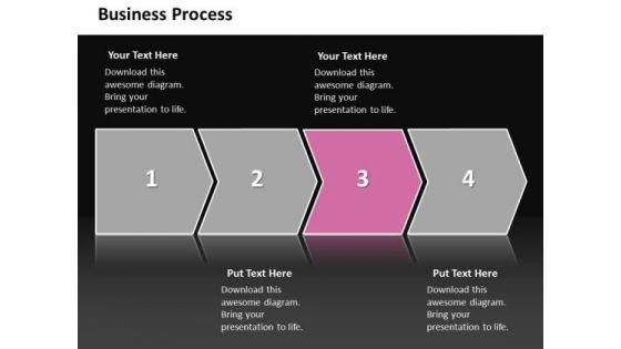 Ppt Linear Flow Business PowerPoint Theme Process Management Chart Templates