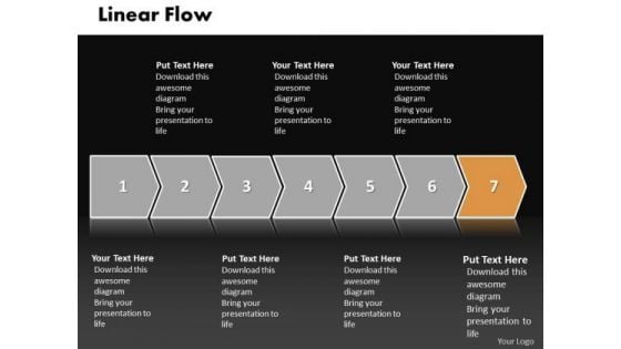 Ppt Linear Flow Illustration Create PowerPoint Macro Of Process Templates