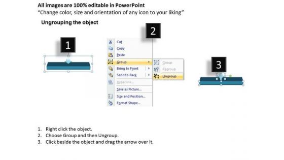 Ppt Linear Flow PowerPoint Theme 7 State Diagram Templates
