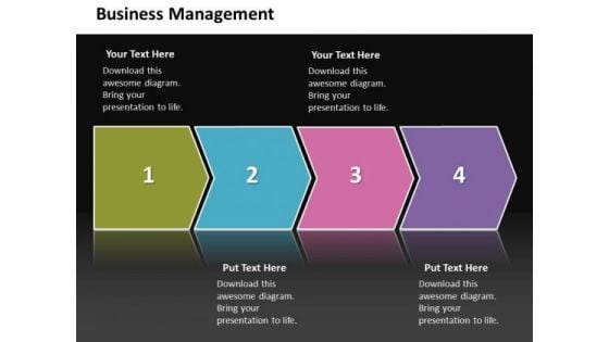 Ppt Linear Flow World Business PowerPoint Templates Process Management Diagram