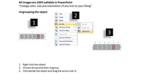 Ppt Linear Practice The PowerPoint Macro Steps Of Process Templates