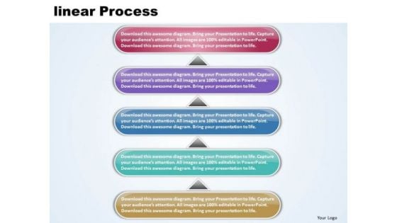 Ppt Linear Process 5 Power Point Stage PowerPoint Templates