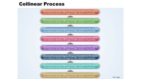 Ppt Linear Process 8 State PowerPoint Template Diagram Templates