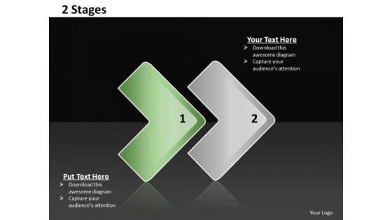 Ppt Linear Way To Show 2 State PowerPoint Presentation Diagram Templates