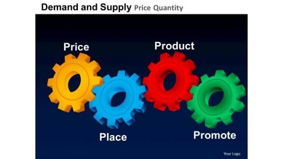 Ppt Marketing 4ps Price Product Place Promotion PowerPoint Slides