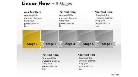 Ppt Marketing Process Horizontal PowerPoint Slide Numbers Business Plan 2 Image