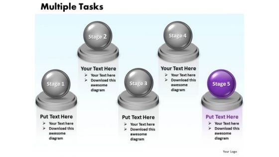 Ppt Multiple Tasks Diagram 5 Stages PowerPoint Templates 2003 0812