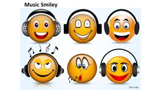 Ppt Music Smiley Emoticon With Guitar Operations Management PowerPoint Templates