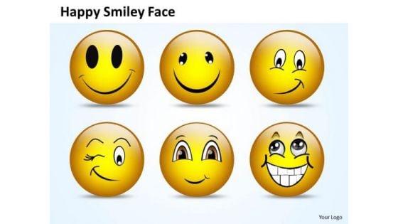 Ppt Naughty Emoticon Showing His Tongue Business Management PowerPoint Business Templates