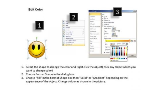 Ppt Naughty Emoticon Showing His Tongue Business Management PowerPoint Business Templates