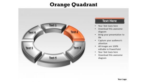 Ppt Orange Stage Through PowerPoint Presentation Circular Diagram Templates