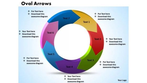 Ppt Oval Arrows 7 Scientific Method Steps PowerPoint Presentation Templates