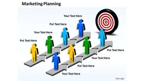 Ppt Parallel PowerPoint Slide Numbers Showing Marketing Planning Business Templates