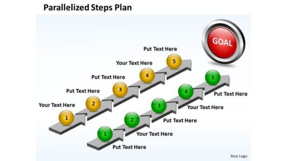 Ppt Parallelized Steps For Execution Of Plan Business PowerPoint Business Templates