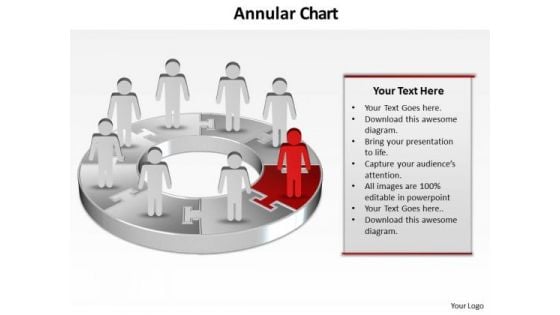 Ppt Pie Gantt Chart PowerPoint Template Person Standing Red Piece Templates